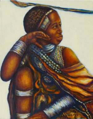 Woman-with-Tribal-Dress-Original